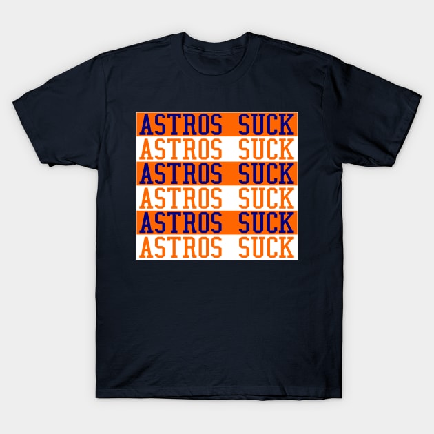 Astros Suck T-Shirt by Retro Sports